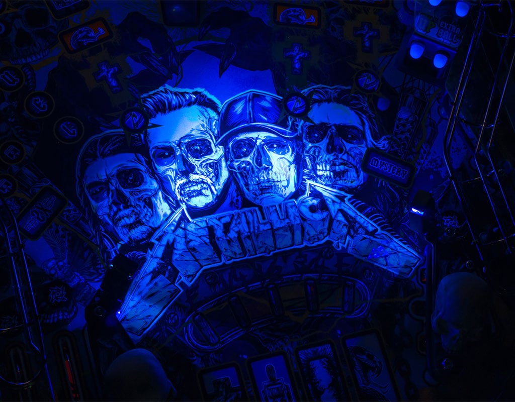 Metallica Remastered LE Pinball Machine - UV Printing